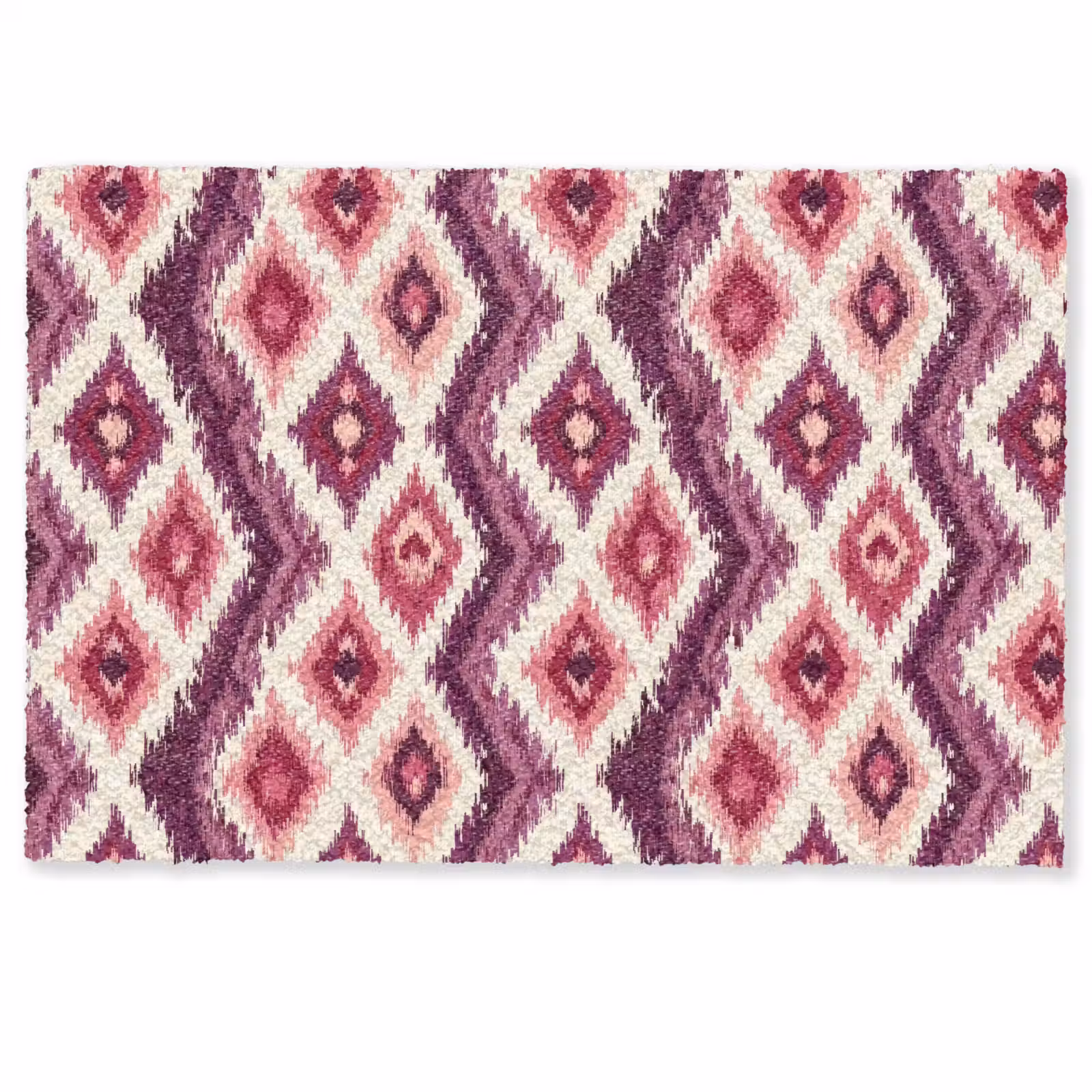 Deurmat - Patroon - Paars - Zigzag — 1