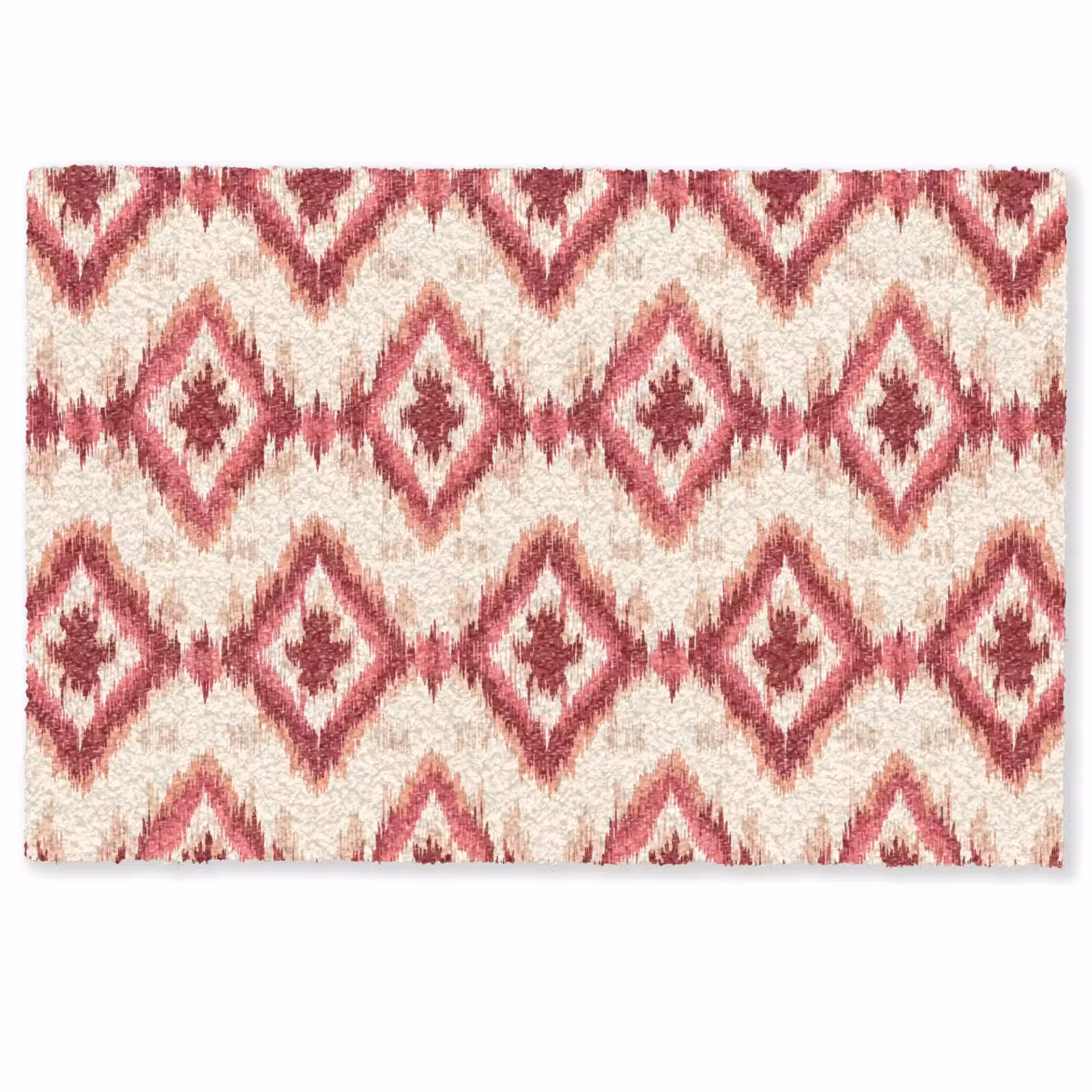 Deurmat - Patroon - Roze - Diamantvorm — 1