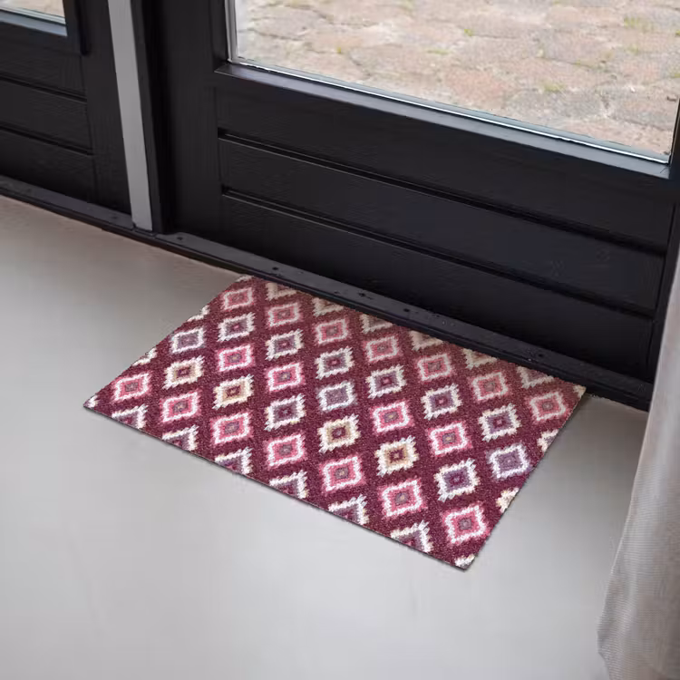 Deurmat - Bordeaux - Patroon - Abstract — 2