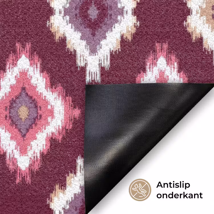 Deurmat - Bordeaux - Patroon - Abstract — 6