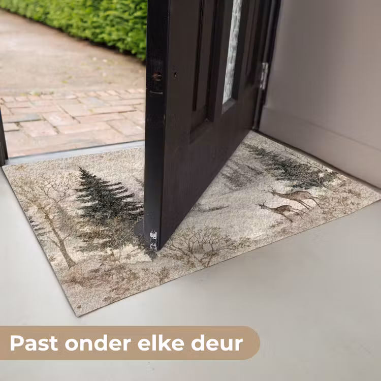 Deurmat - Bos - Herten - Winter - Sneeuw — 7