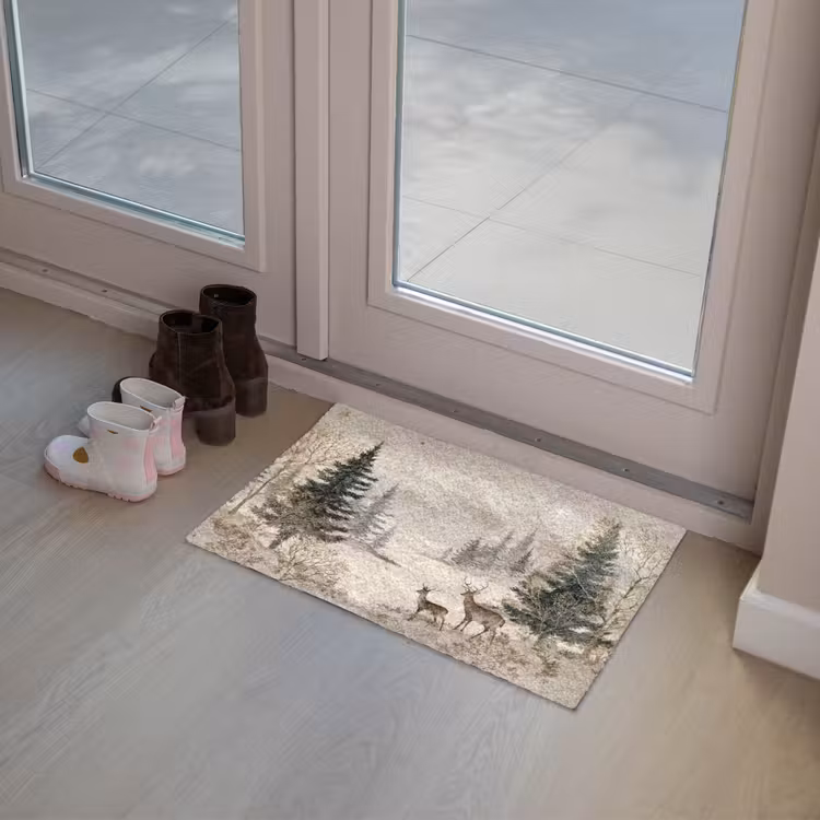 Deurmat - Bos - Herten - Winter - Sneeuw — 8