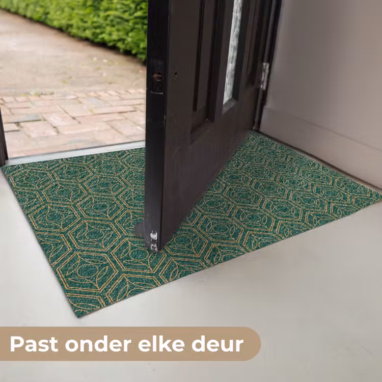 Personaliseerbare deurmat - Geometrisch - Patroon - Groen — 7