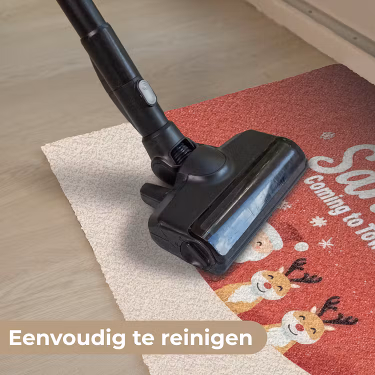 Deurmat - Illustratie - Kerstman - Rendieren - Rood — 9