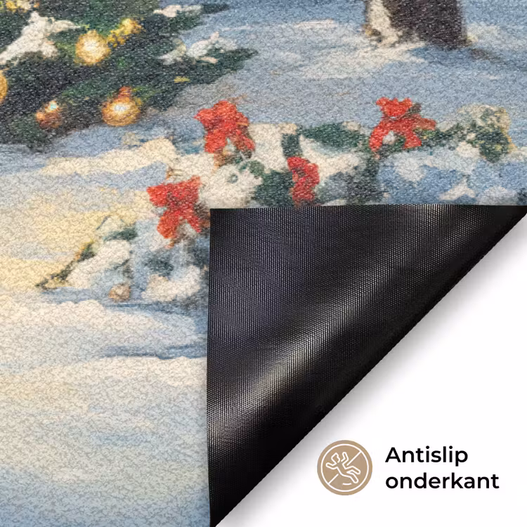 Deurmat - Kerst - Kerstboom - Winter - Huis - Sneeuw — 6
