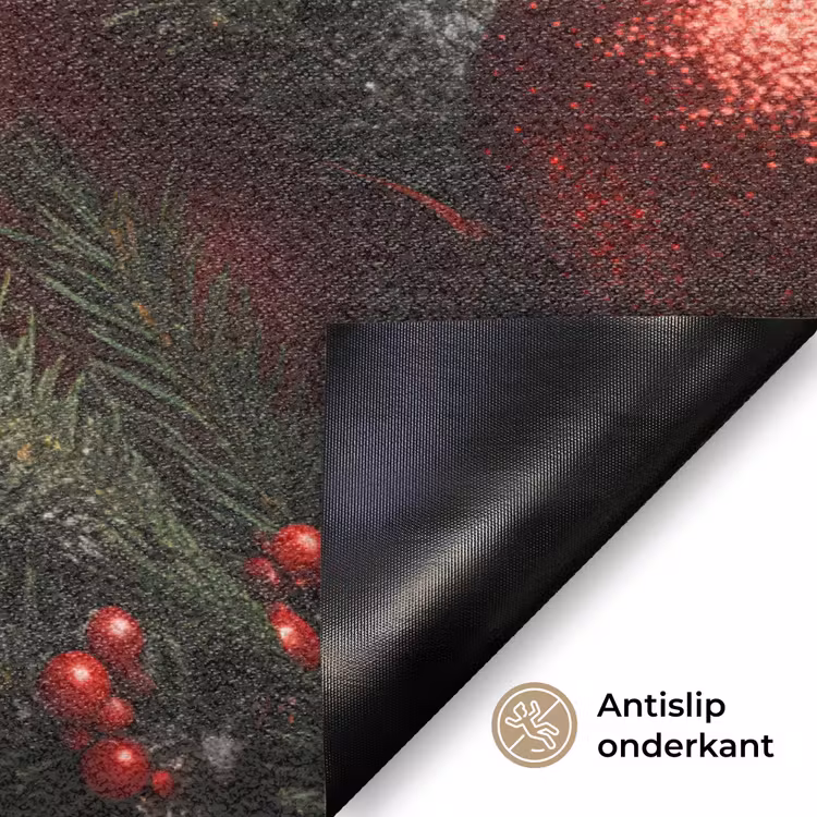 Deurmat - Kerst - Quote - Rood - Kerstballen — 6