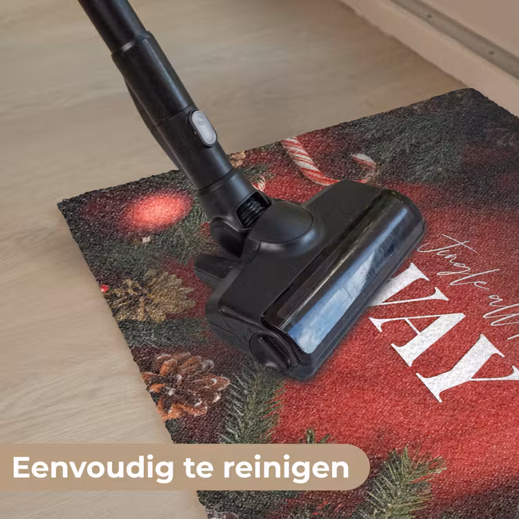 Deurmat - Kerst - Quote - Rood - Kerstballen — 9