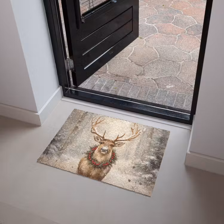 Deurmat - Kerst - Rendier - Winter - Krans — 4