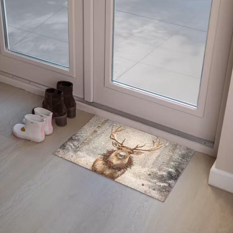 Deurmat - Kerst - Rendier - Winter - Krans — 8