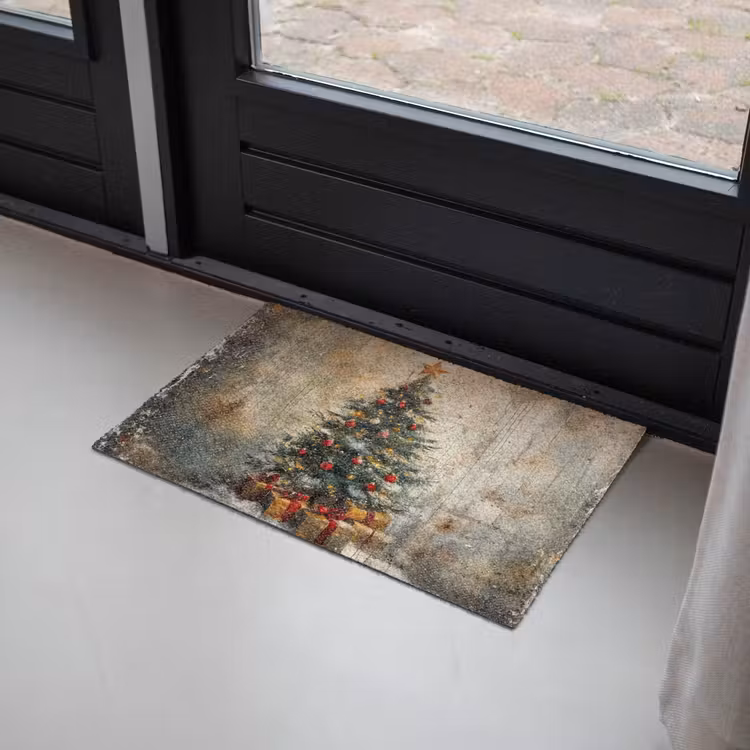 Deurmat - Kerstboom - Vintage - Kerst - Cadeau — 2