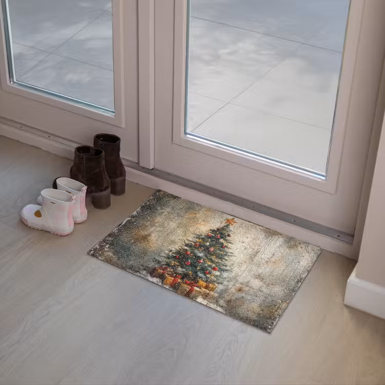 Deurmat - Kerstboom - Vintage - Kerst - Cadeau — 8