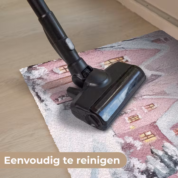 Deurmat - Kerstdorp - Roze - Winter - Sneeuw - Huizen — 9