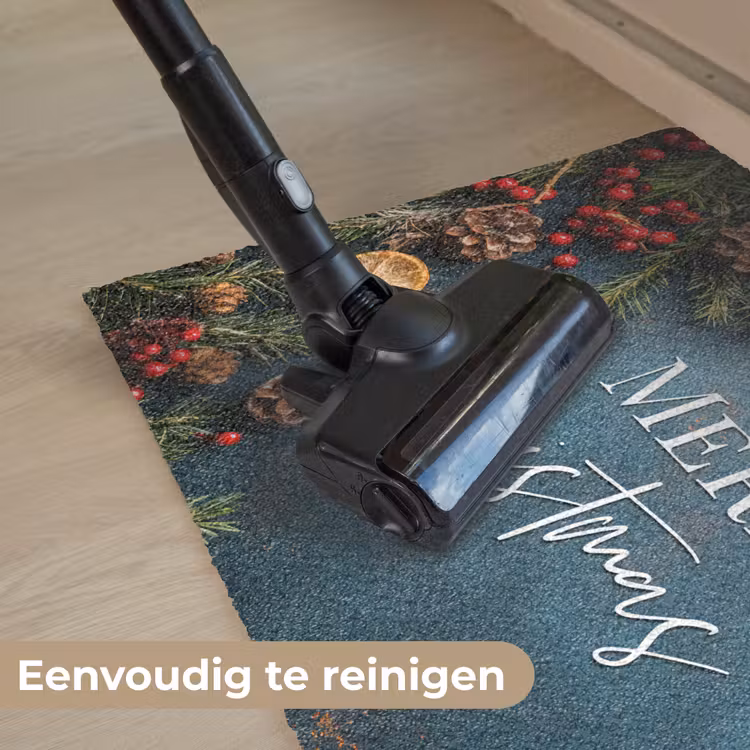 Deurmat - Merry Christmas - Blauw - Kerst - Winter — 9