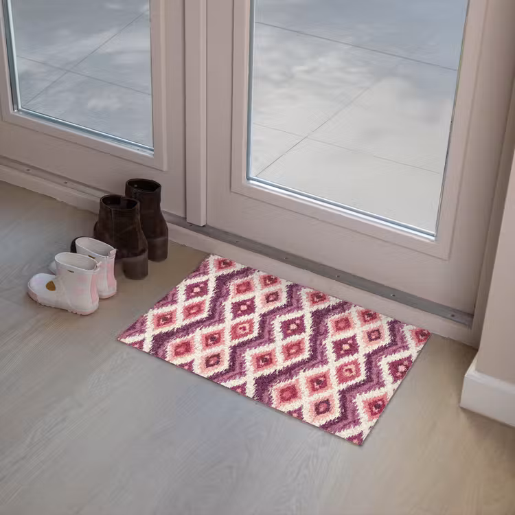 Deurmat - Patroon - Paars - Zigzag — 8