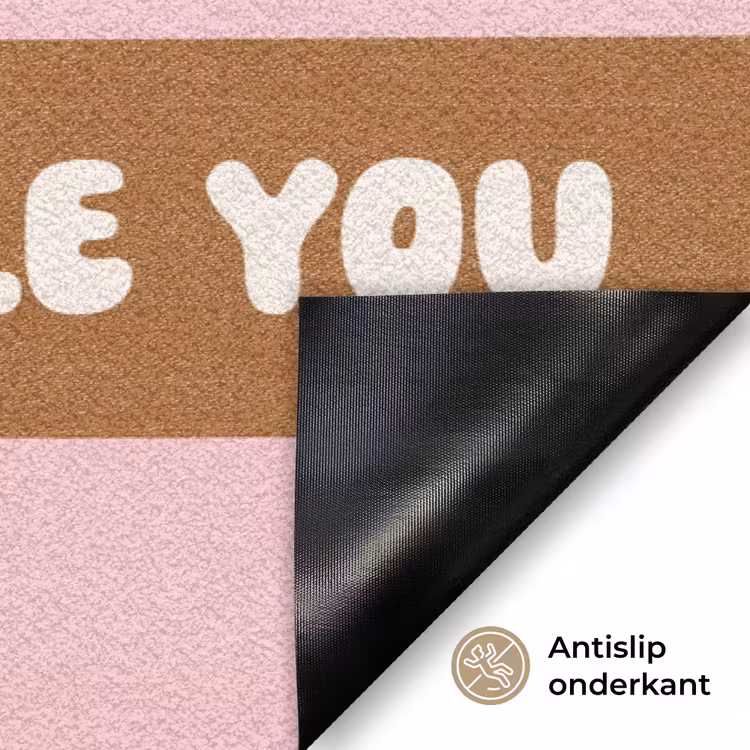 Deurmat - Quote - Pink - Dog — 6