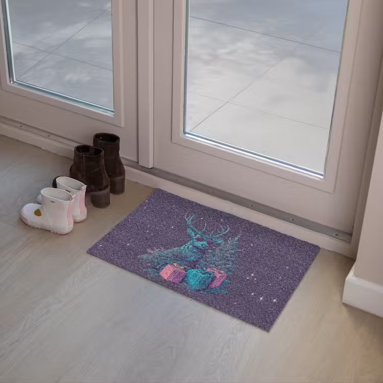 Deurmat - Rendier - Zonnebril - Neon - Kerstboom — 8