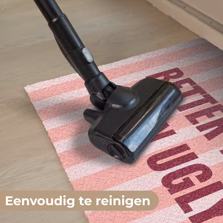 Deurmat - Roze - Quote - Strepen — 9