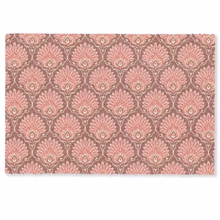 Deurmat - Waaiermotief - Patroon - Roze — 1