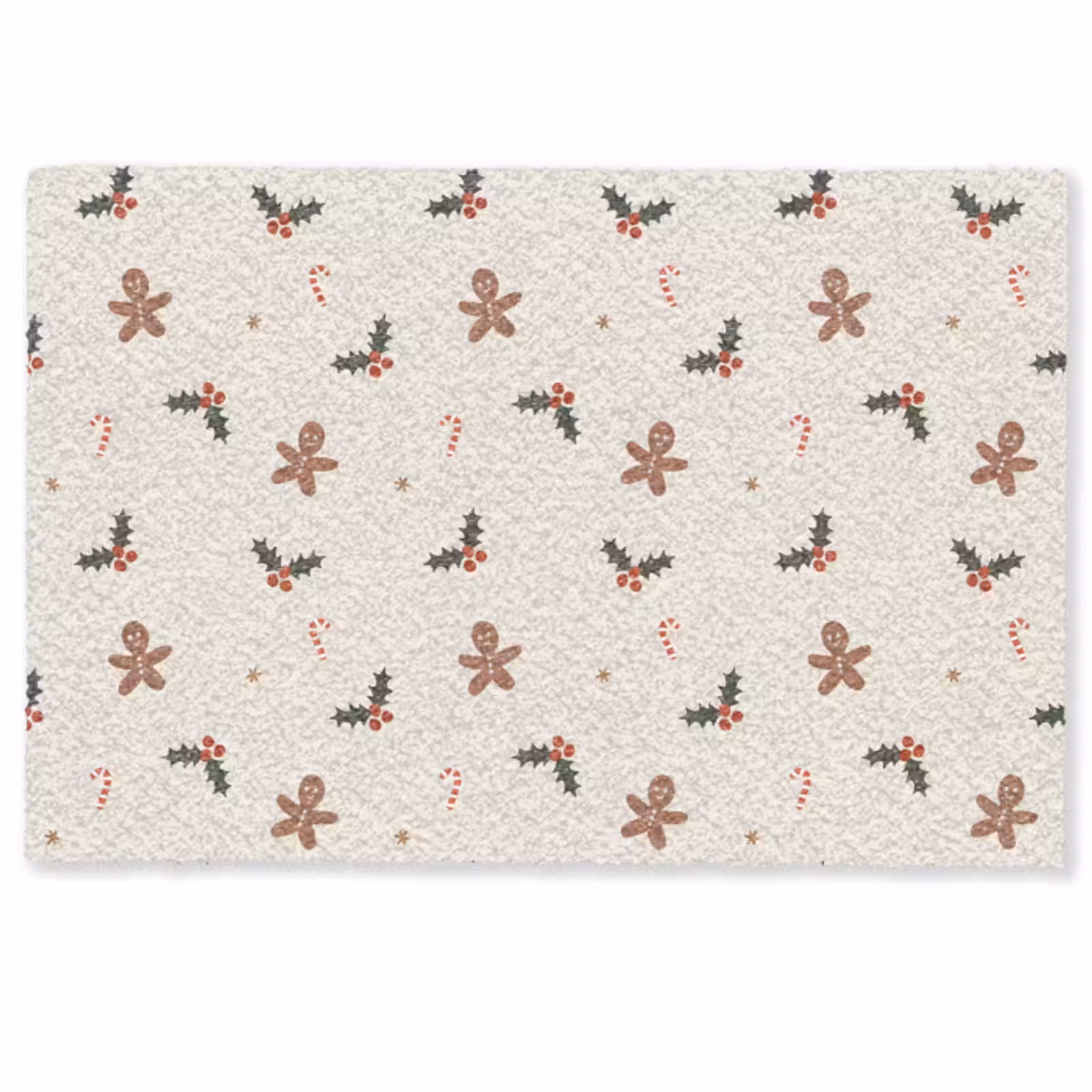 Deurmat - Illustratie - Figuren - Beige — 1