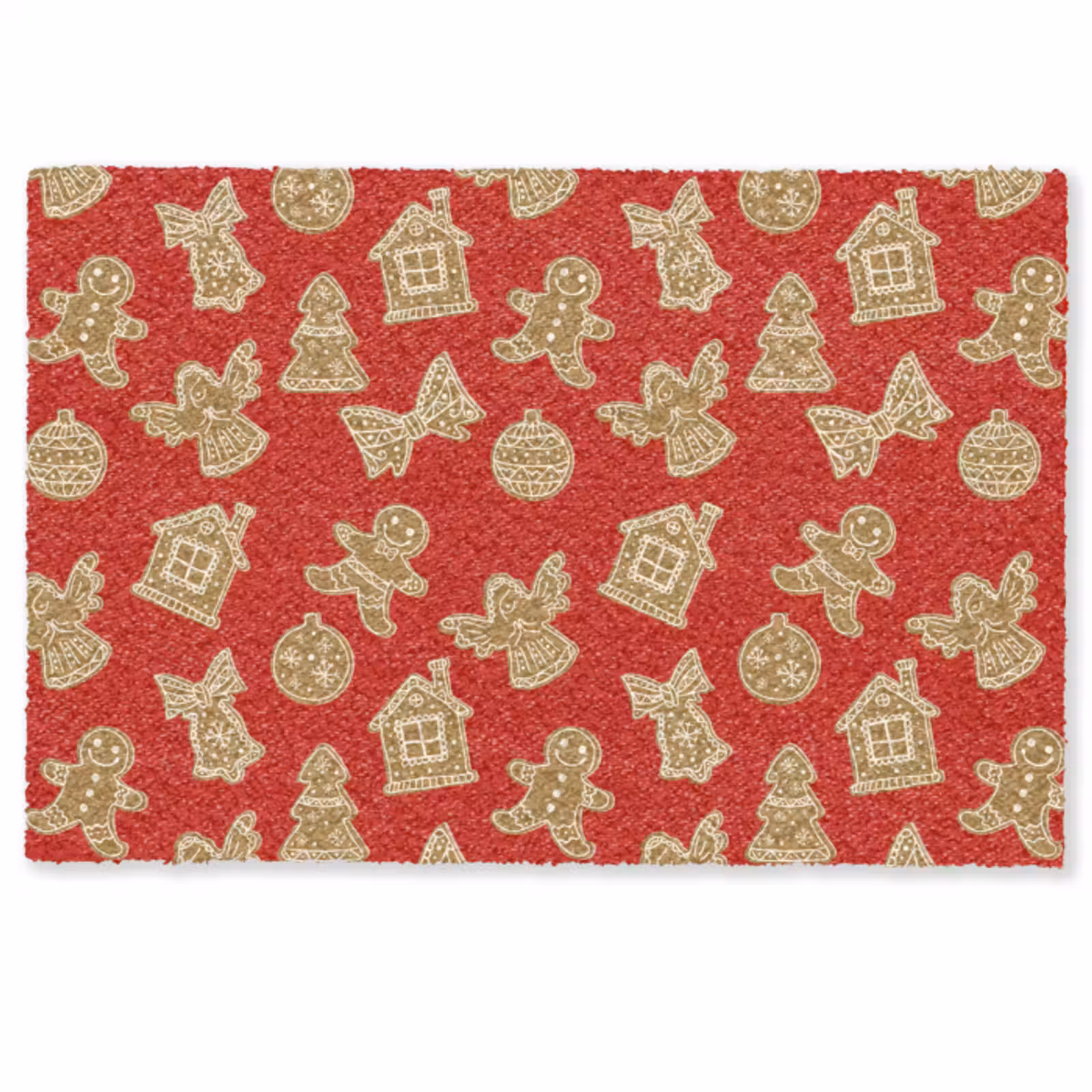 Deurmat - Illustratie - Koekjes - Rood — 1