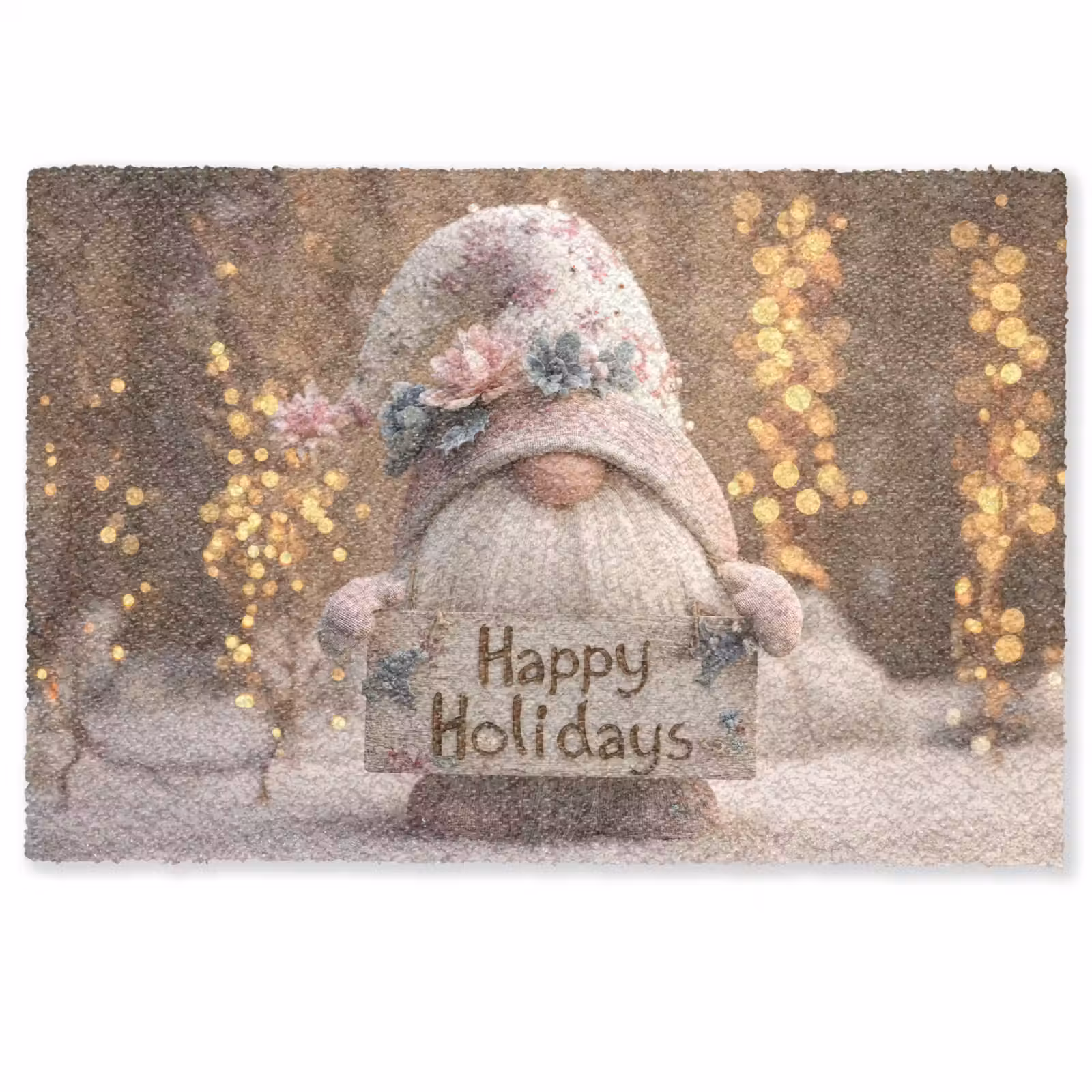 Deurmat - Kerst - Gnome - Bord - Kleurrijk — 1