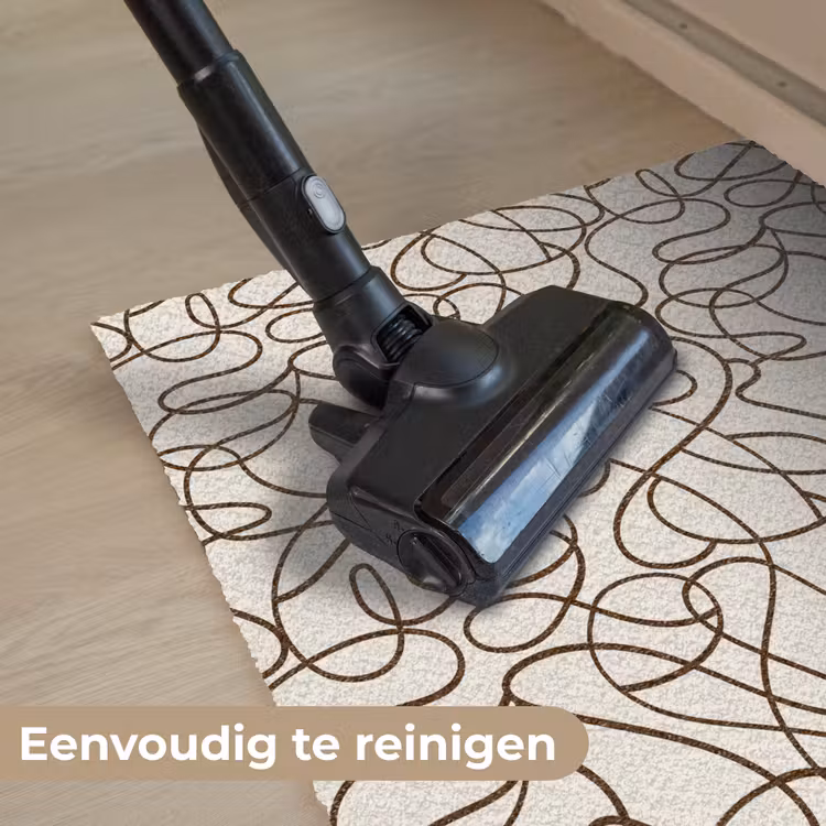 Deurmat - Beige - Lijnen - Donkerbruin — 9