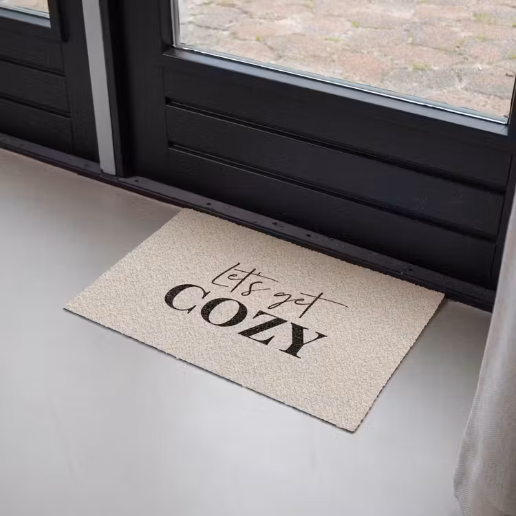 Deurmat - Beige - Winter - Quote - Cozy — 2