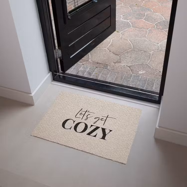 Deurmat - Beige - Winter - Quote - Cozy — 4