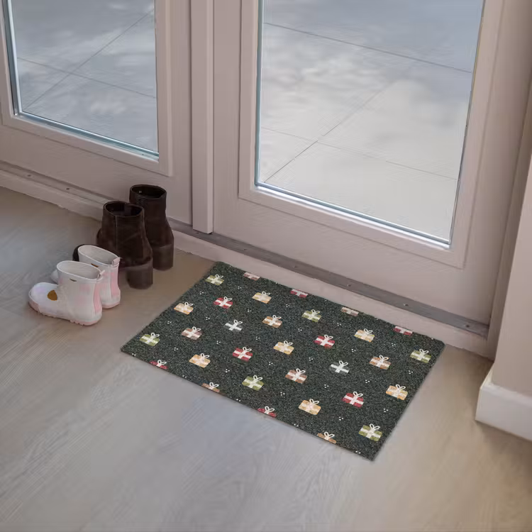 Deurmat - Illustratie - Cadeaus - Groen — 8