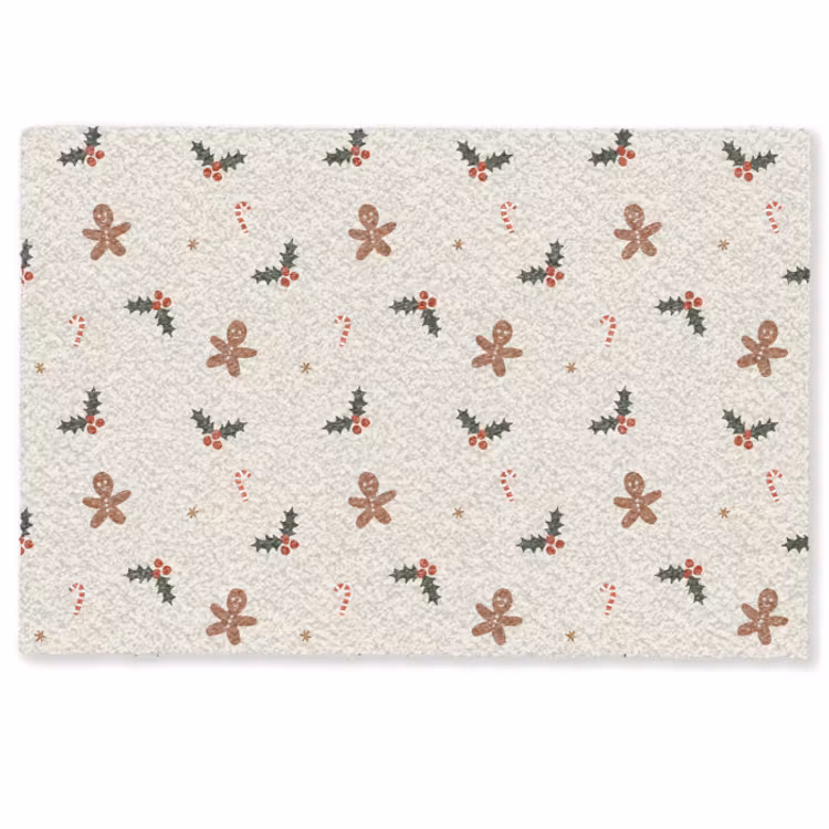 Deurmat - Illustratie - Figuren - Beige — 1