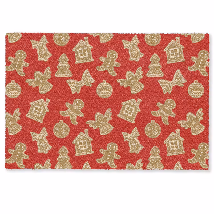 Deurmat - Illustratie - Koekjes - Rood — 1