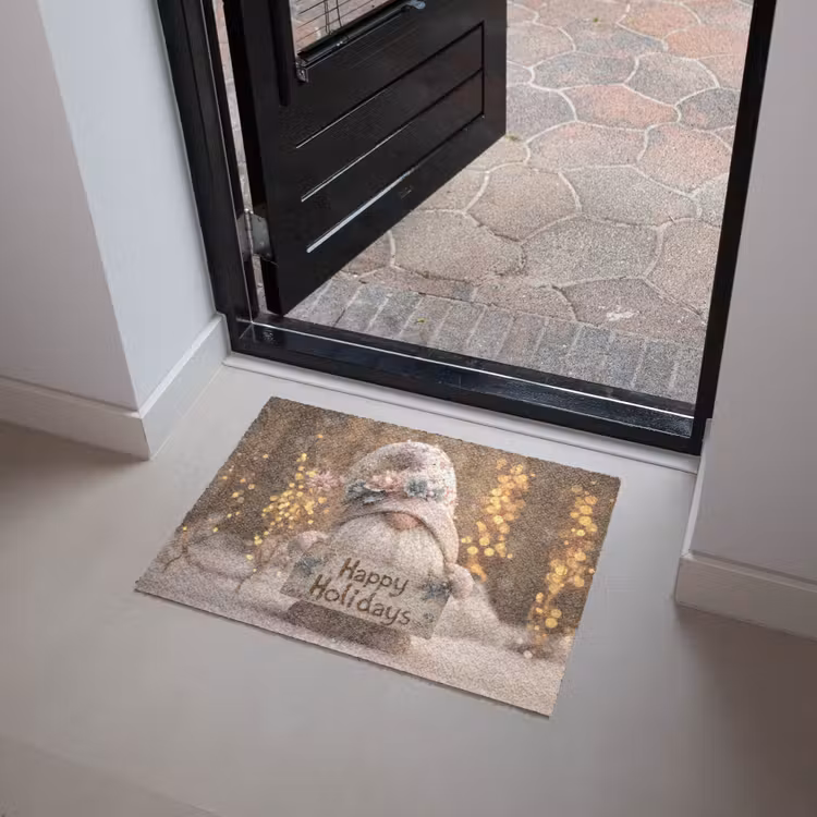 Deurmat - Kerst - Gnome - Bord - Kleurrijk — 4