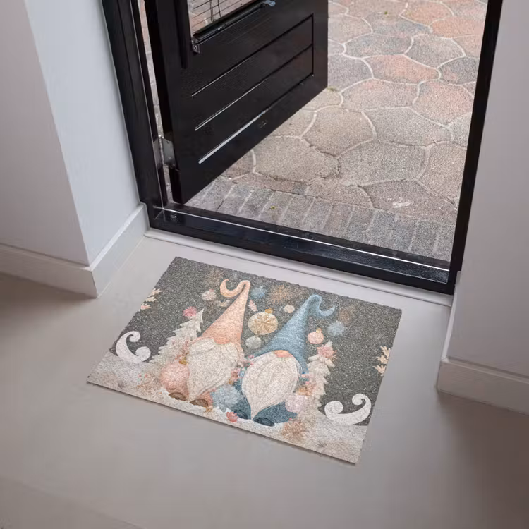 Deurmat - Kerst - Gnomen - Pastel — 4