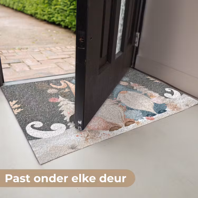 Deurmat - Kerst - Gnomen - Pastel — 7