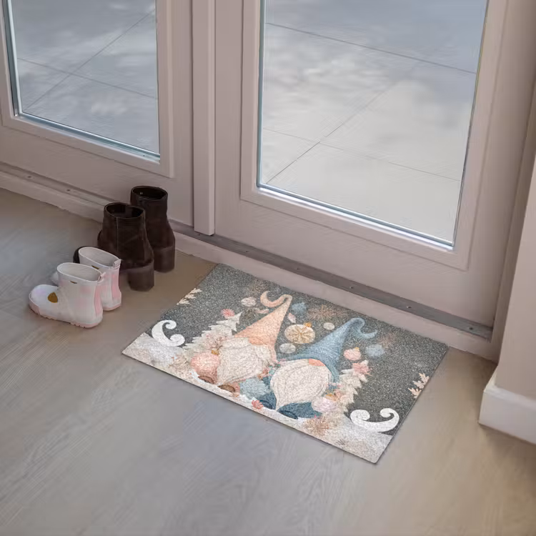 Deurmat - Kerst - Gnomen - Pastel — 8