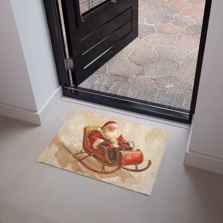 Deurmat - Kerst - Slee - Kerstman — 4