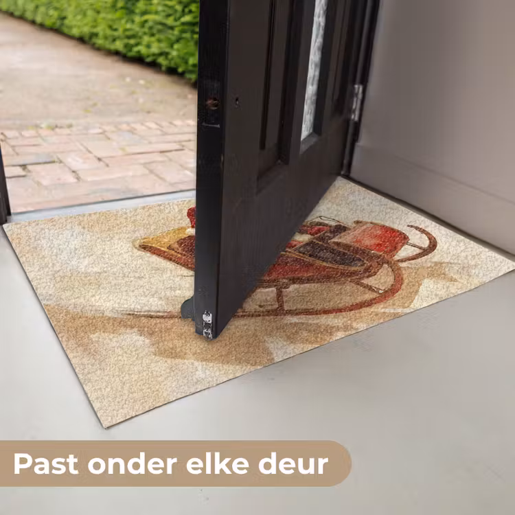 Deurmat - Kerst - Slee - Kerstman — 7