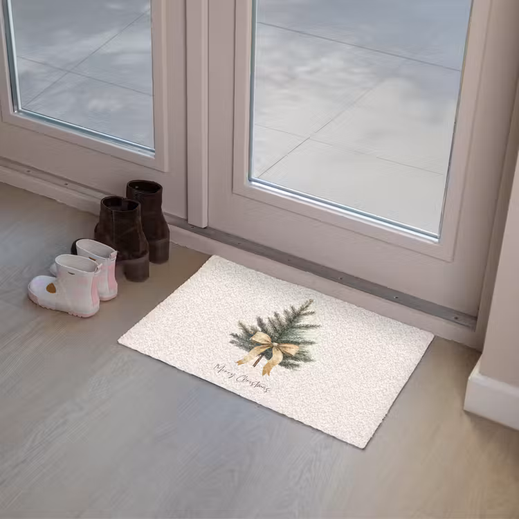 Deurmat - Kerstboom - Kerst - Merry Christmas - Beige — 8