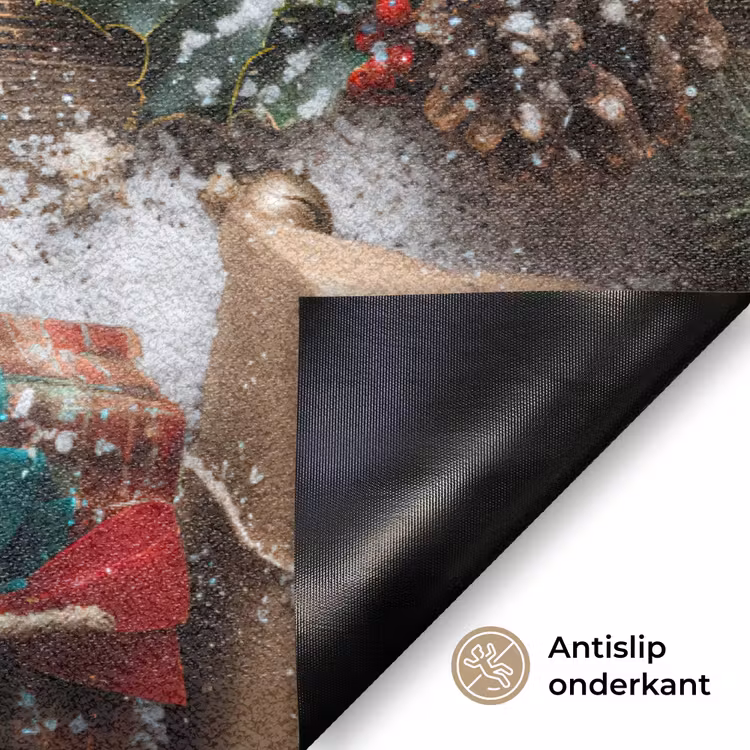 Deurmat - Kerstdecoratie - Geschenken - Hout - Veelkleurig — 6