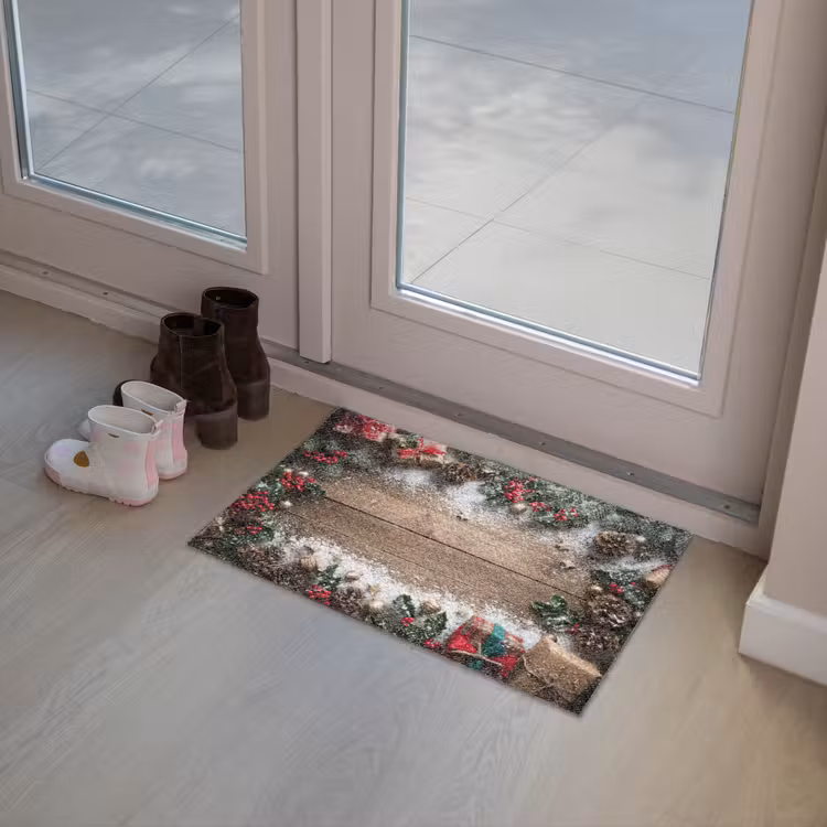 Deurmat - Kerstdecoratie - Geschenken - Hout - Veelkleurig — 8