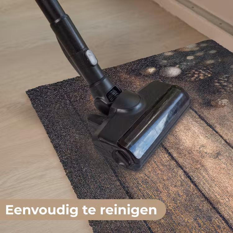Deurmat - Kerstdecoratie - Houten - Dennenappel - Bruin — 9