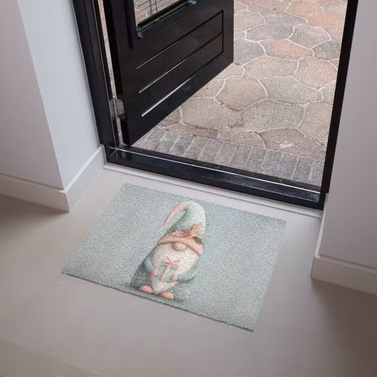 Deurmat - Kerstgnome - Cadeau - Groen — 4
