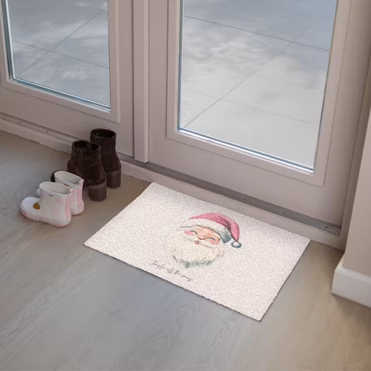 Deurmat - Kerstman - Kerst - Quote - Beige — 8
