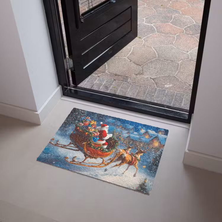 Deurmat - Kerstman - Rendier - Kerst - Sneeuw — 4