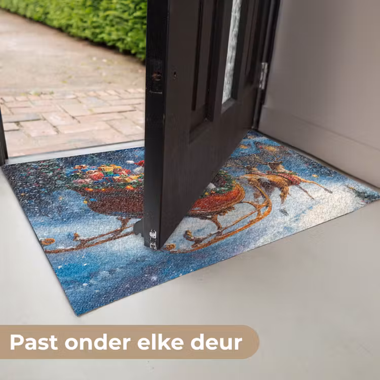 Deurmat - Kerstman - Rendier - Kerst - Sneeuw — 7