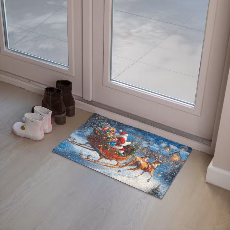 Deurmat - Kerstman - Rendier - Kerst - Sneeuw — 8