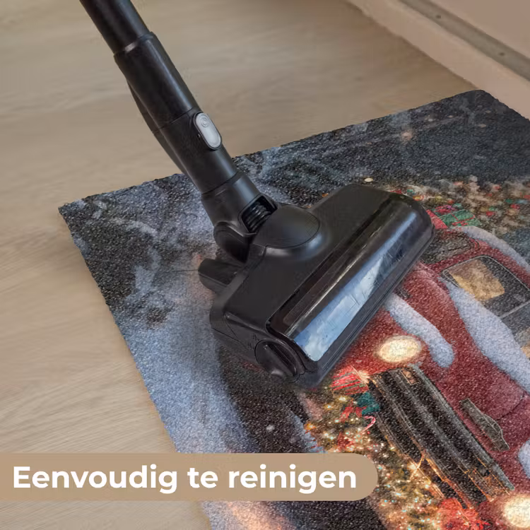 Deurmat - Kersttruck - Sneeuwbos - Rood — 9