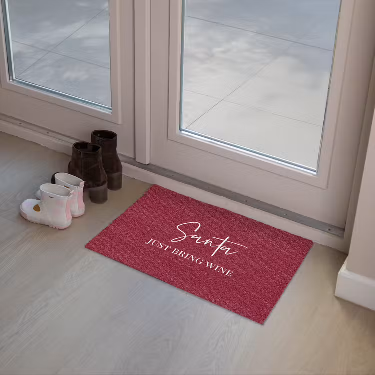 Deurmat - Santa - Wine - Rood - Kerst - Kerstman — 8