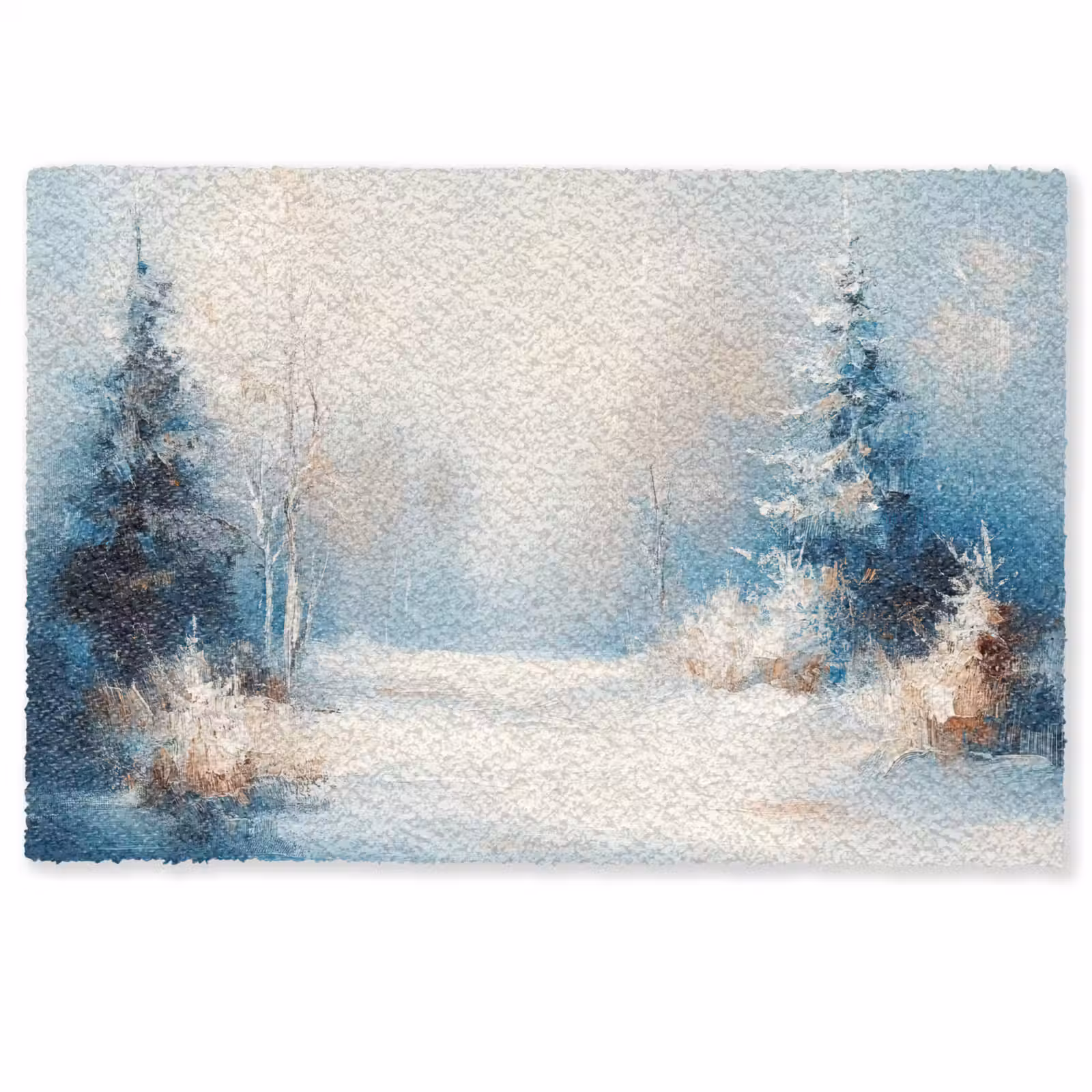 Deurmat - Bos - Winter - Natuur - Abstract - Sneeuw — 1