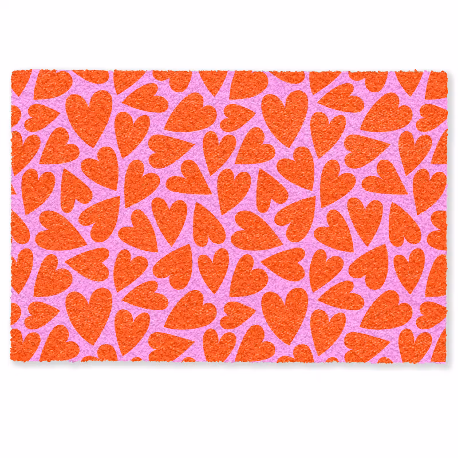 Deurmat - Valentijn - Patroon - Roze - Rood — 1
